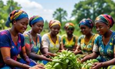 Groupe de femmes maraîchères